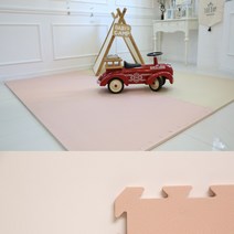 소리안나매트) 난연매트 60cm/운동/스포츠/방염/시공/퍼즐매트, 친환경_아이보리