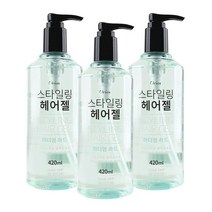 (3개)오릭스 스타일링 헤어젤 420ml, 없음
