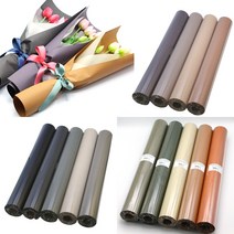 양면 칼라크라프트지롤 80g x 20M(18color) - 도톰한 종이포장지 컬러크래프트지꽃포장 꽃포장지도매 두꺼운포장지, 13.검정