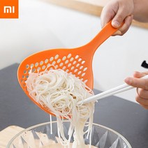 샤오미 수프 필터 숟가락 주방 요리 삽 나일론 배수 가제트 큰 가정용 액세서리, [01] WHITE