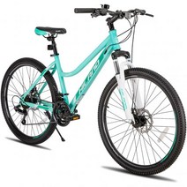 HH HILAND Hiland 26인치 여성용 산악 자전거 스텝스루 프레임 Shimano, green