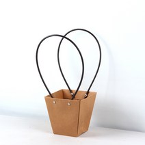미미네가든 방수 크라프트 화분 쇼핑백 12cm - 꽃포장, 단품