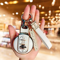 미니쿠퍼 키케이스 키링 TPU, H01, 블랙