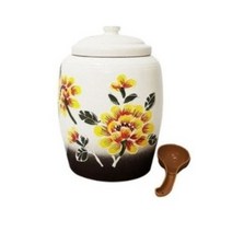 파울러스 친환경 황토 쌀독 항아리 10kg, 투톤