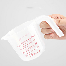 3가지 비중컵 쌀계량컵 세제 라면 손잡이 비컵 세트