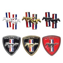 [BOBU] 깔끔한 디자인 머스탱 엠블럼 자동차 익스테리어 용품_ 2107100EA, 방패형(블랙) 개당판매, 방패형(블랙) 개당판매