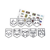 가랜드 diy 만들기 한국 전통 무늬 단청 페브릭 세트 어린이 패브릭 공예 재료, 가랜드:동물 ＋ 사은품 증정