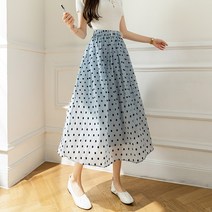 뉴타임즈 시폰 스커트 A라인 롱스커트 NO022Z
