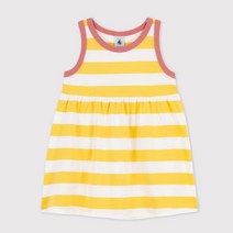 PETIT BATEAU [빠른배송] 베이비 스트라이프 슬리브리스 원피스
