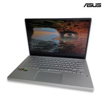 ASUS 화이트실버 Ryzen 7 RAM 16GB GTX 1650Ti SSD 512GB 14인치 게이밍 휴대성 노트북