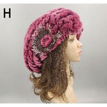 여성 겨울 모자 모피 베레모 어머니 방울 귀달이 털 목도리 곰돌이 군밤 비니 할머니 장수 여자 털실 니트 기리보이 중년 방