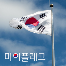 게양용 전시용 대형태극기 3호 4호 270x180cm 225x150cm, 1개