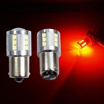 12V-24V 차량용 더블전구 21발 하이파워 레드LED, 더블