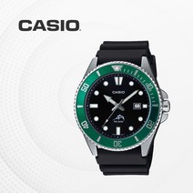 카시오 CASIO 국내재고 MDV-106B-1A3 다이버시계 흑새치 그린 MDV106 패션시계