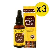 엔조라이프 뉴질랜드 프로폴리스 원액 액상 리퀴드 30ml x3개, 1병