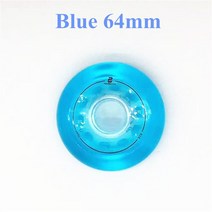 어린이 롤러 스케이트 신발용 인라인 휠 83A 64mm 70mm 로다 타이어 64 68 로트당 4 개, 01 blue 64mm