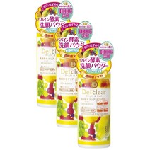 Det Clear 명색 화장품 데트 클리어 브라이트 앤 필 프루츠 엔자임 파우더 워시 75g 3팩