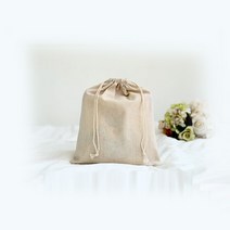 디더스트백 08 무지 삼베 면 주머니 50장, 베이지 2호_10X12(50장)