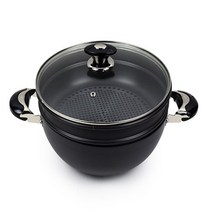 국산 대형 2단 알루미늄 다용도 분리형찜기 찜솥 26CM 튼튼한