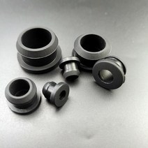 검정색 4.5mm-50.6mm 실리콘 고무 스냅 온 그로멧 구멍 플러그 엔드 캡 마개 와이어 케이블 보호 부시, 60 11mm(Bore 8mm)10pcs