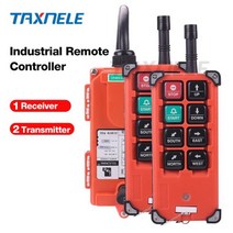 호이스트 리모콘 크레인 산업용 원격 컨트롤러 무선 스위치 제어 리프트, 2개 transmitter, AC 380V, 868mhz 315mhz