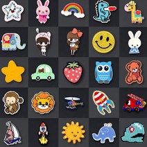 다이찌몰 와펜 캐릭터 자수 패치 빈티지열접착 3시리즈 모음, 1개, 450번 CAPTAIN MINI