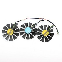 ASUS Strix GTX 1060 OC 1070 1080 1080Ti RX 480 용 냉각 팬 교체 87mm PLD09210S12M PLD09210S12HH, [04] 3PCS