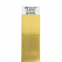 황동막대 FK8244 305mm x 0.4mm x 50.2mm, 없음