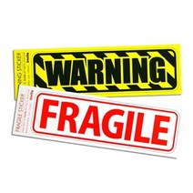 기타 바보사랑[인비토]WARNING-FRAGILE 스티커