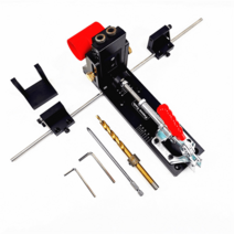 트윈클 목공 드릴 로케이터 타공 지그, 알루미늄합금 GD805 목공 사공 위치타공기