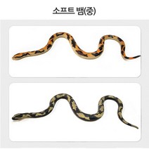 [624CONTAINER]세계 소프트 동물 뱀 중-검정비단포장훼손 반품불가, ★단일상품