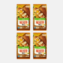 풀무원 치즈핫도그 체다 모짜렐라 4입 개당 80g X 4개, 아이스팩 기본1개+아이스팩 3개 더