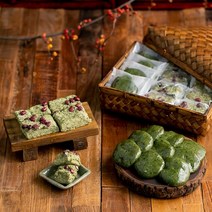 착한떡 제주해풍쑥떡세트 쑥인절미+쑥설기 총 40개입, 제주해풍쑥떡세트/보냉팩포장