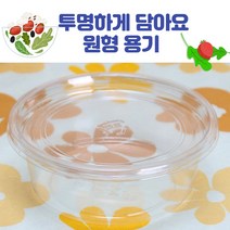 투명 원형 샐러드 컨테이너 투고팩 DL 503 1200개 대용량 세트