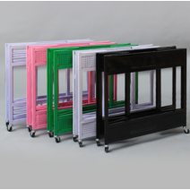 슈퍼 가판대 마트 행사 매대 백화점 행사 노점 선반, 대형 블랙 이중층, 이중층 구멍 대형 검정색