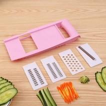 커팅기 야채 토마토 슬라이스 자르기 슬라이서 다기능 과일 장치 주방 오이 당근 감자 커터 도구 3, 옵션01 pink