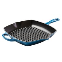 솥뚜껑불판 가마솥뚜껑 바베큐철판 프랑스 르 크루제 쿨 스테이크 프라이팬 26cm 주철, 물오리