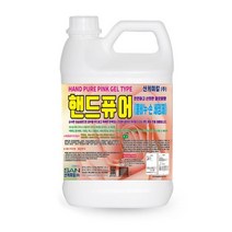 산케미칼 핸드퓨어 핑크 젤비누 3.75L 물비누 액체비누 리필 대명크린