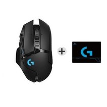 로지텍 G502 무선 게이밍 마우스 +마우스 패드