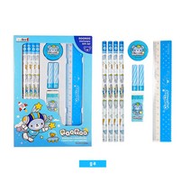 만원 미만 어린이 선물 핑크_24개 문구 세트 만원이하 선물 초등 유아 유치원 단체 학용품 교회 크리스마스 선물 초등 여아 1학년 2학년 3학년 4학년 5학년 6학년, 1세트(24개입), 핑크