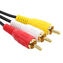 넥시 3RCA-3RCA M/M 수수 3선 고급형 3RCA 케이블 2M NX442