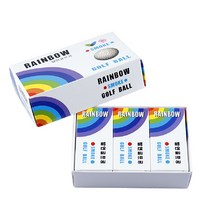 레인보우 발연골프공 시구볼 6구