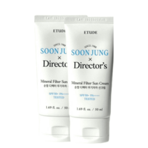 에뛰드 순정 디렉터 무기자차 선크림 1+1기획 (50ml+50ml), 무기자차 선크림 50ml 1+1