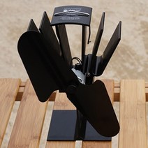 무동력 에코팬 난로 팬, 에코팬_골드+하드케이스