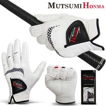 무쯔미 혼마 천연 양피 골프장갑 남성 왼손 연습 스크린 필드용