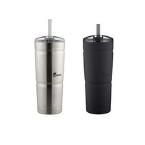 Bubba Envy S 텀블러 24온스 블랙과 스테인레스 스틸 2개팩