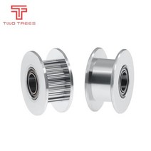 타이밍 벨트 풀리 타임 GT2 유형 수동 동기 휠 16/20 치아 이빨 3D 프린터 기어 용 알루미늄 타이밍, 20T W10 B5