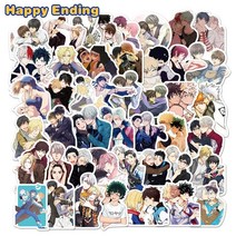 10/30/50PCS 애니메이션 게이 게임 BL; Yaoi 성격 스티커 오토바이 노트북 스케이트 보드 모바일 기타 수동 앨범, 10pcs random