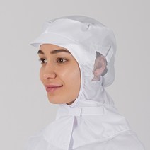 모던위생복 식품위생복 위생모자 MD-5111 (해롯모자) HACCP위생모자 남여공용 위생모 식품공장 위생모자, 화이트, 1개
