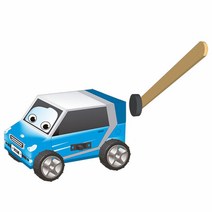 뉴 창작용 자석으로 가는 자동차 만들기(1인용)